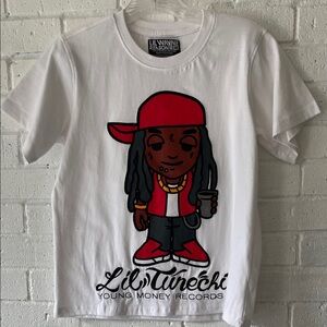 Little Wayne Reason “Lil Tunechi” Kids M(10-12) T-Shirt Exclusive Collab Crew